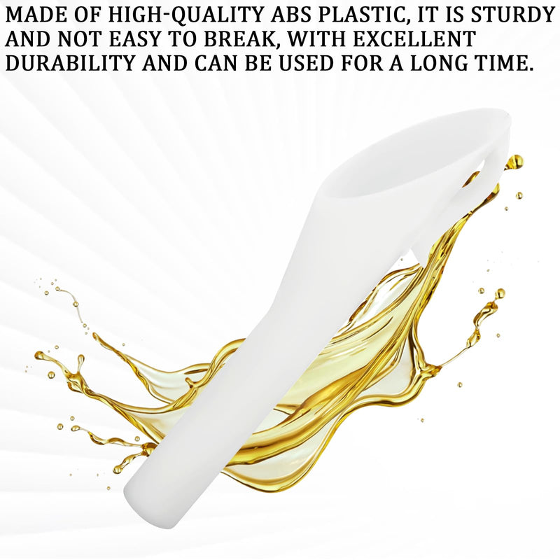 Capless Gas Tank Funnel 2PCS Fuel Funnel for Automotive Use for Ford Focus F150 Mercury Lincoln Mountaineer Mariner, Gas Funnel for Cars OEM#8U5A-17B068-EB 1782177 1833948 2050651(White) 2