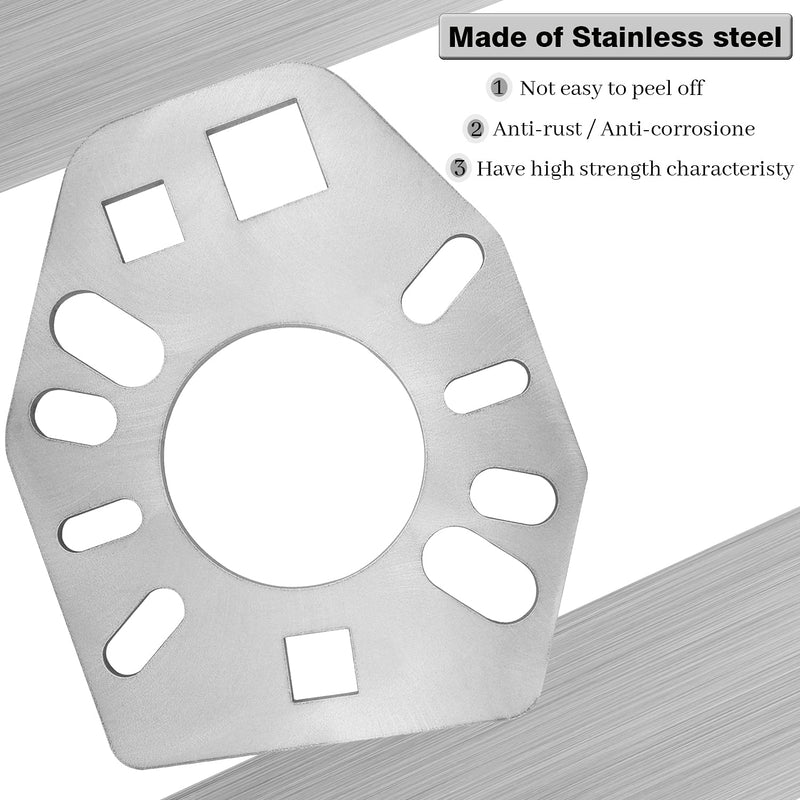 YANWEN Pinion Yoke Wrench Tool -Stainless Steel Extra Strength Puller for Loosening Pinion Flange and Nuts - Extra 1/2" Hole that Fits Most Sockets