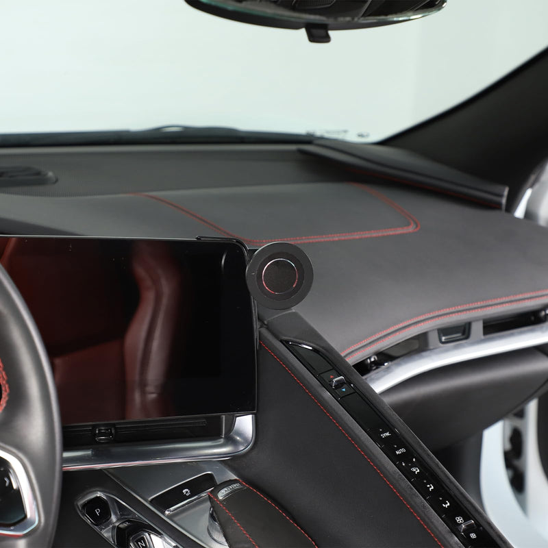 Car Phone Holder Compatible with Chevrolet Corvette C8 2020-2025 Stingray Center Console Dashboard Phone Mount Magnetic Phone Mount Dash Clip Accessories