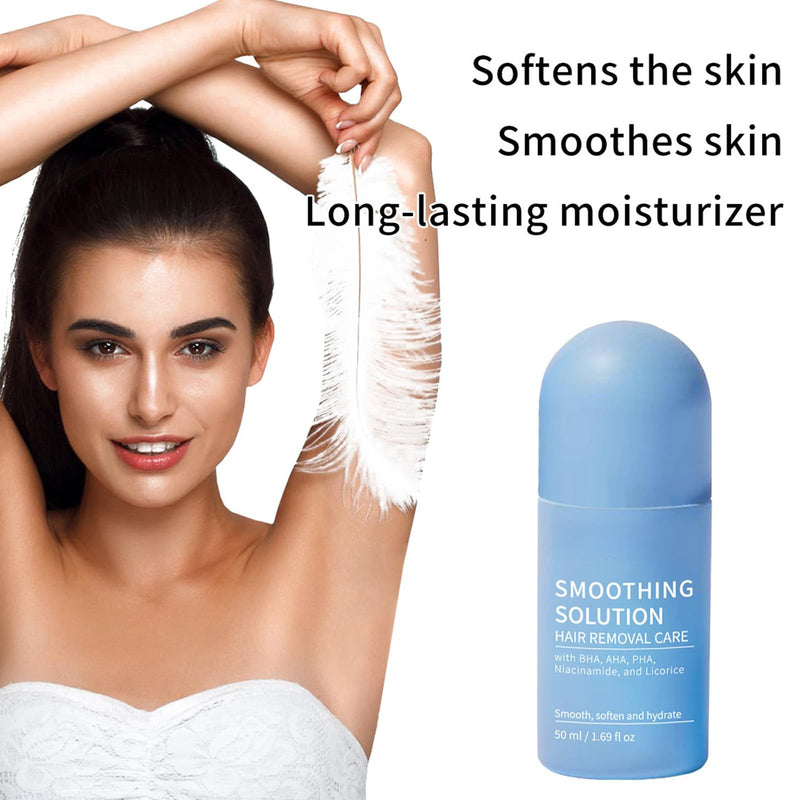 High Roller Ingrown Tonic | Razor Bump & Ingrown Hair Treatment with BHA AHA | Roller Ball Applicator for Underarms Abdomen Bikini Line for Men & Women