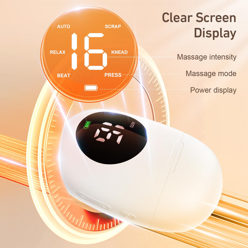 Wireless TENS Unit, Health Expert,Protable Massager,Muscle Stimulator with LCD Screen and Charging Box