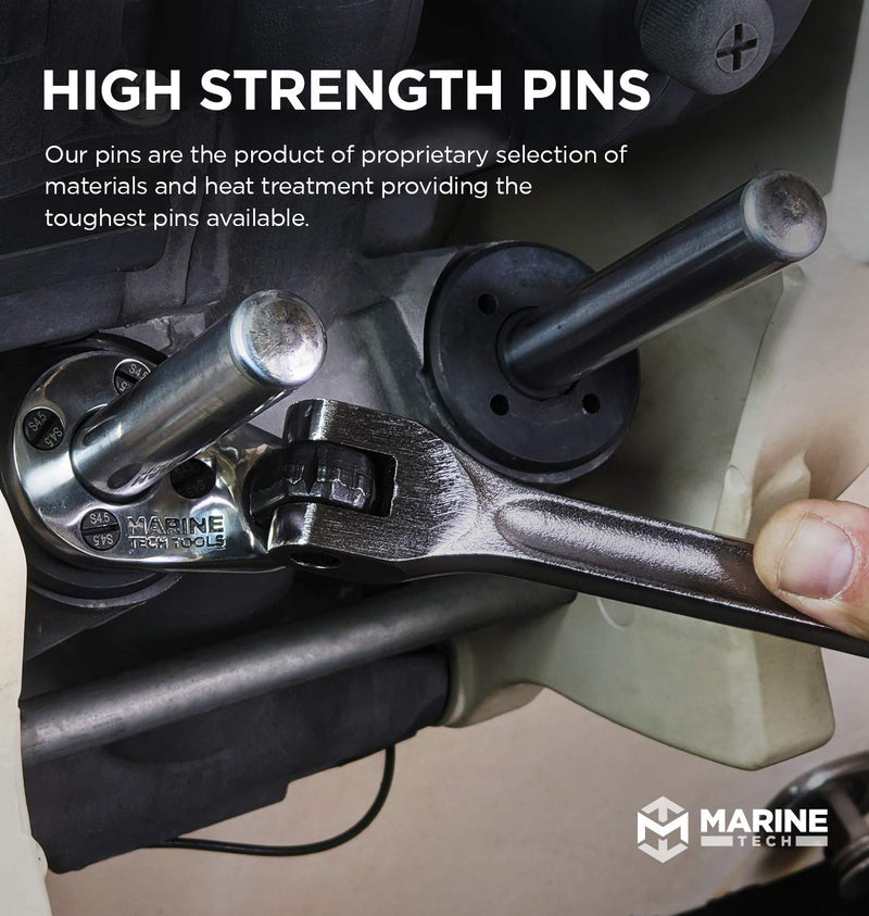 Marine Tech Tools 32mm Yamaha Tilt Trim Spanner Wrench (AMT0006), Outboard Trim Tilt Pin Wrench, Trim Caps fit all SHOWA manufactured Units, Yamaha, Honda, Evinrude