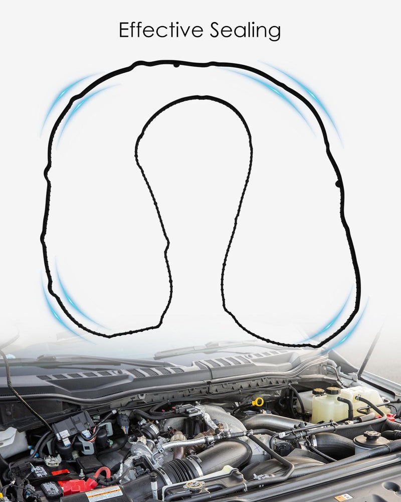 Transmission Oil Pan Gasket Fits for Ford F-250 F-350 Super Duty 6.7L Powerstroke 2020-2022, Replace LC3Z-7F396-C LC3Z-7F396-A LC3Z-7F396-B