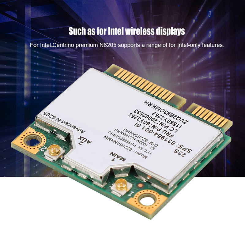 for N 6205 Mini PCI E Network Card 300Mbps 2.4G 5G Band for T420 T420S T420i T430 T430S T430SI T520I T520 T520 T530 T530i X220 X220s X220i for Card