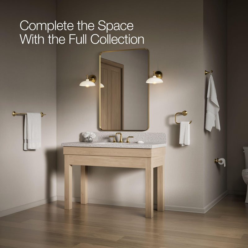 KOHLER TONE® ROBE HOOK Vibrant Brushed Moderne Brass