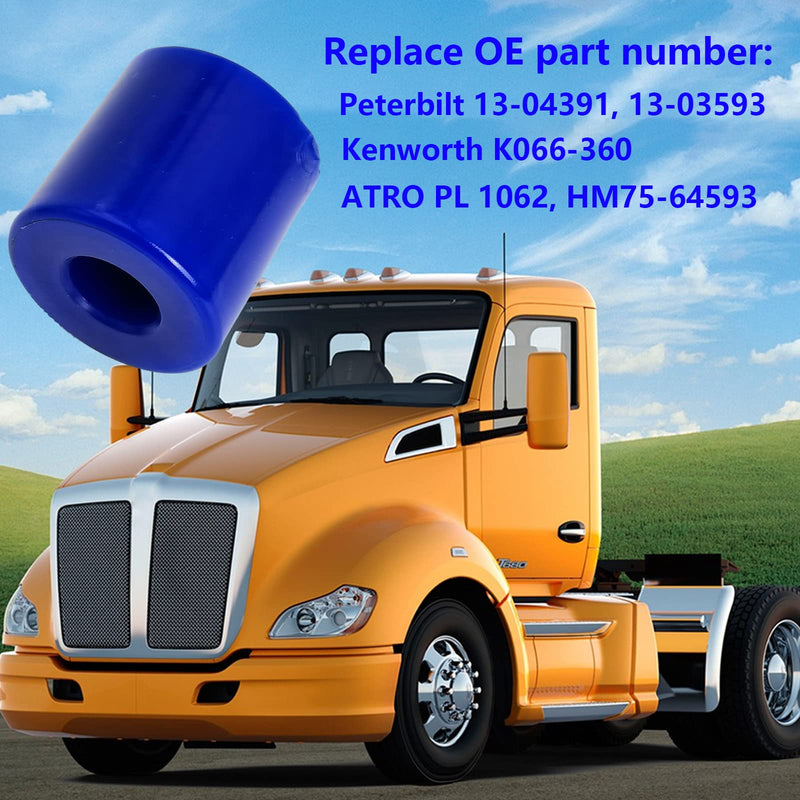 8pcs Hood Roller Bushings Kit fit for Peterbilt 357 375 379 Replace 13-04391 13-03593 and 377 with J Style Hinges