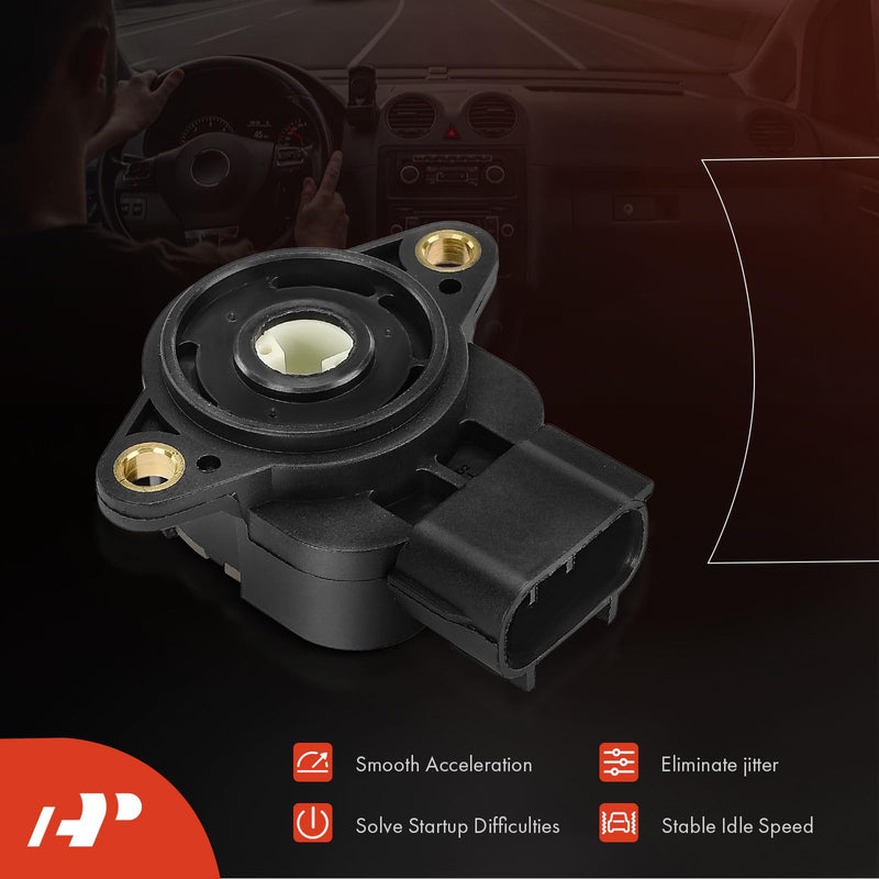 A-Premium TPS Throttle Position Sensor Compatible with Toyota Corolla 2005, Tacoma 1997-2004, Tundra 2000-2003, 4Runner 1996-2000, Matrix, Celica, Hilux, T100 & Pontiac Vibe, Replace# 89452-35020