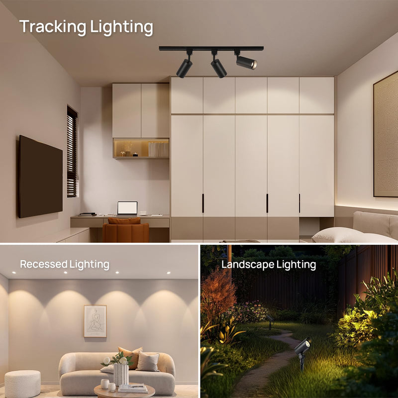 Linkind MR16 LED Bulb Dimmable, GU5.3 Bi-Pin Base LED Light Bulbs, 6.5W (70W Equivalent) 3000K Warm White 640lm MR16 LED Spot Lights, Recessed, Tracking Lights, 12V Low Voltage, 6 Packs Gu5.3-warm White 6 Count (Pack of 1)