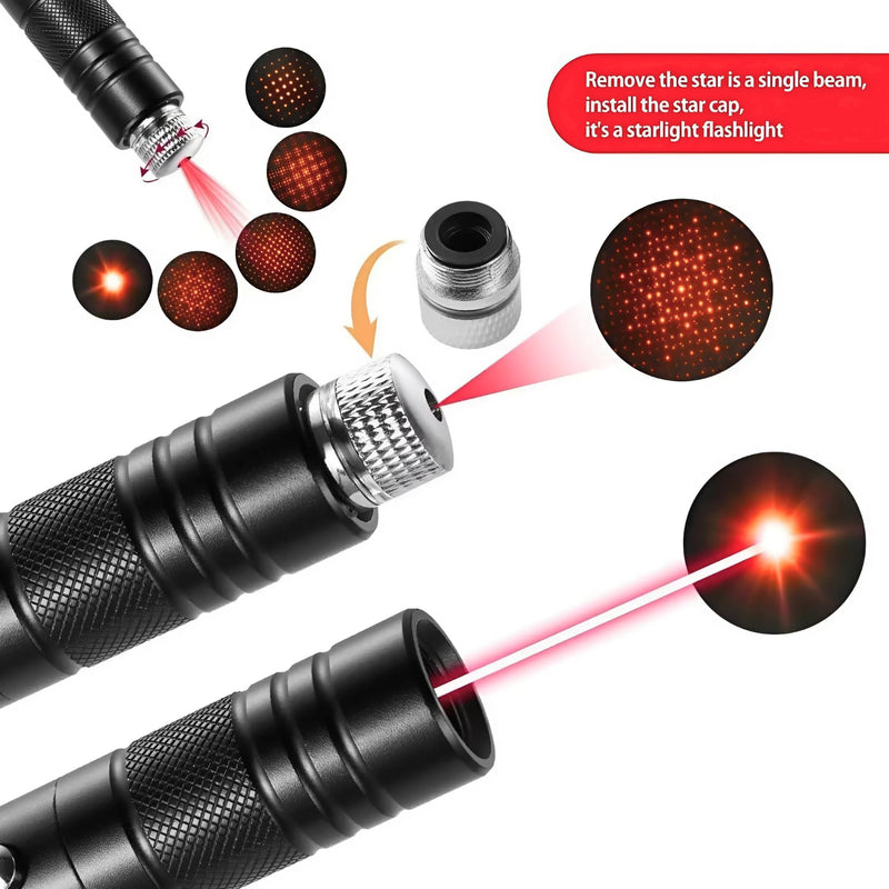 2 Pack Green and Red USB Rechargeable Presentation Pointer – Perfect for Presentations, Classroom, and Conference Use