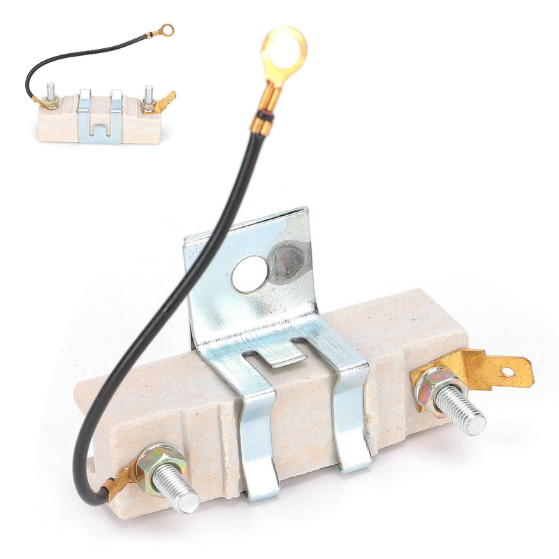 Ignition Coil Resistor, Metal Ceramic Ballast Resistor Wear Resistance Device Automotive Replacement Parts Accessories for 1.5 Ohm Classic Car Automobile Fuel Injection Resistor Units