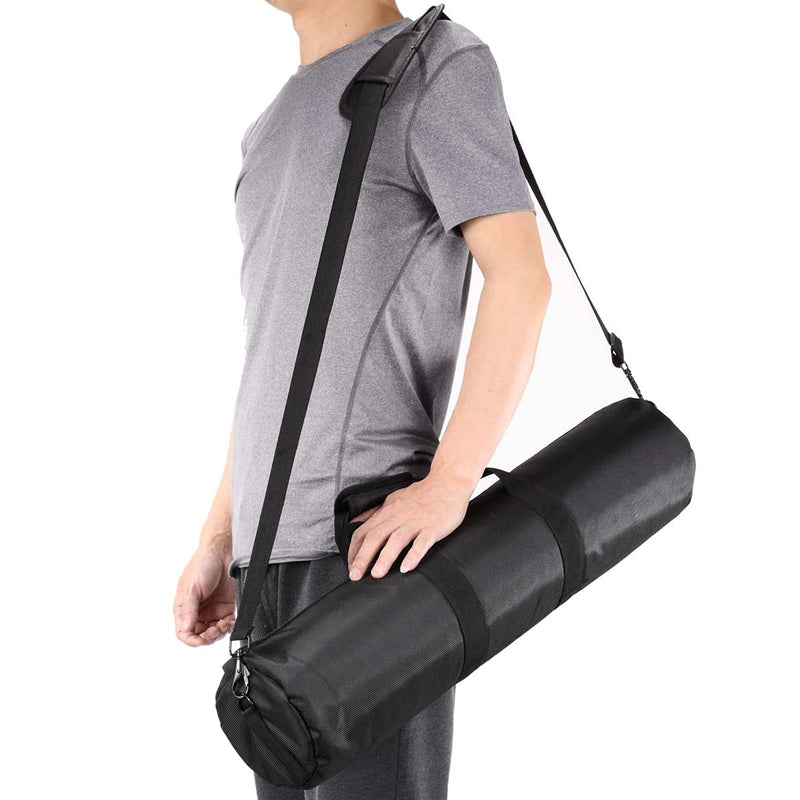 49in/125cm Tripod Carrying Case, Heavy Duty Nylon Bag With Shoulder Strap, Padded for Light Stand, Tripods, Monopods, Umbrellas, Softboxes, Boom, Speaker, Mic Stands 49"/125cm Handheld, Shoulder Carrying, Sloping Carrying Black