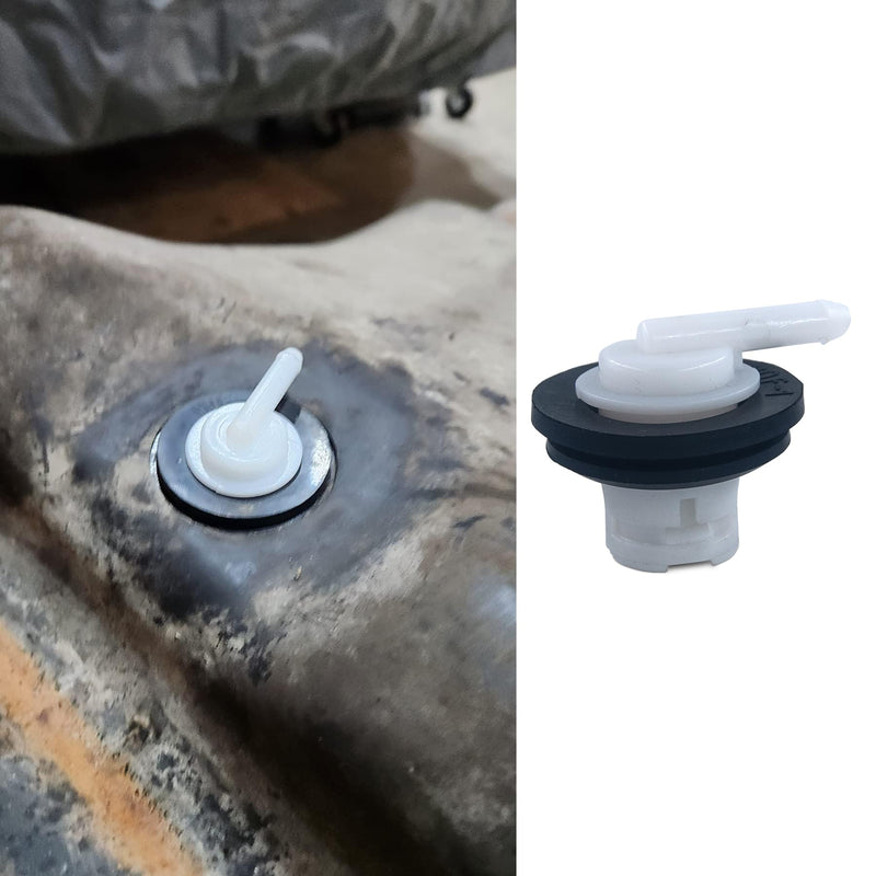 Fuel Tank Vent Valve, Fuel Tank Vent with Grommet Seal Compatible with Ford 1980-1996 F150 F250, 1980-1997 F350 Thunderbird (Pack of 1) 1 pcs