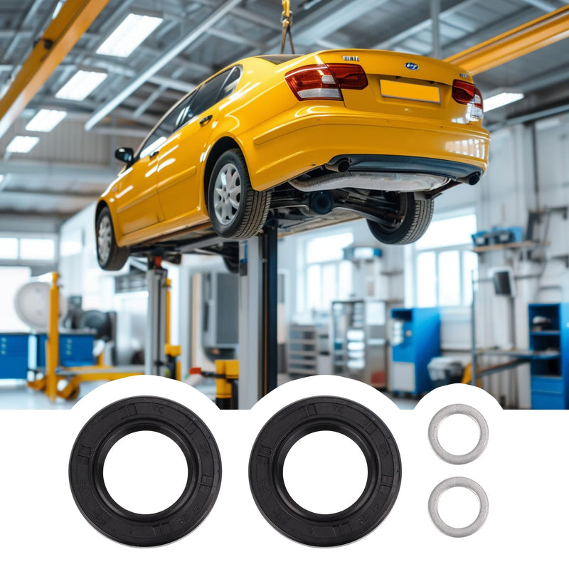 Crank Case Side Cover Gasket Oil Seal Kit, Engine Valve Cover Parts Compatible with Coleman Mini Bike CT200u and Predator 212 and Baja 196cc 200cc 224cc and Tillotson and GX160 GX200