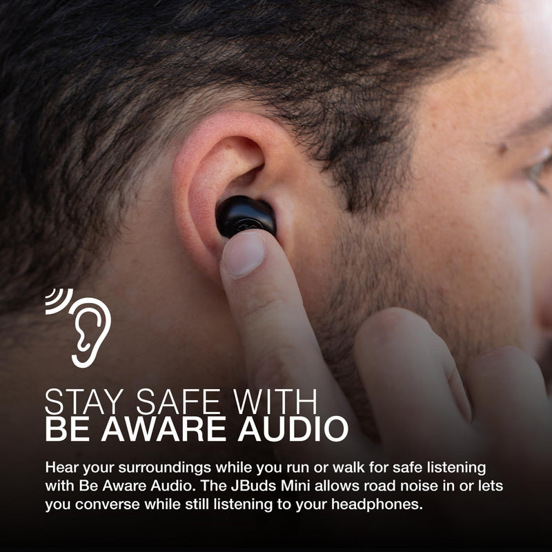 JLAB JBUDS MINI True Wireless Bluetooth Earbuds - Black