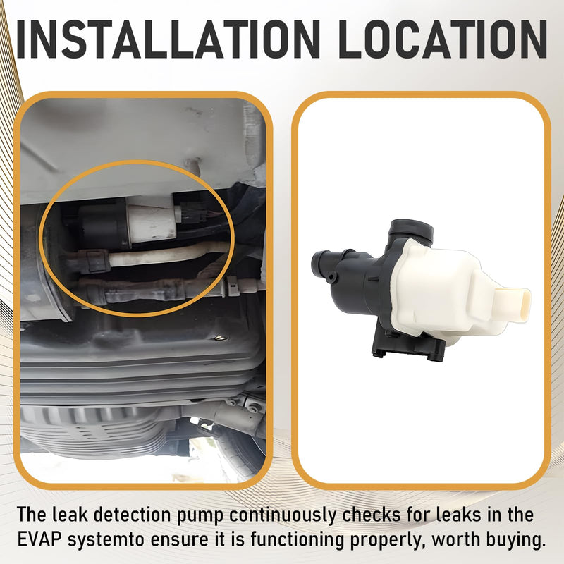 Fuel Vapor Leak Detection Pump 0261222018 Compatible with BMW 16137193479 310-601 Fuel Leak Diagnostic Vapor Detection Pump 16136764191 16136752551 Equipment Self-Diagnosis Module