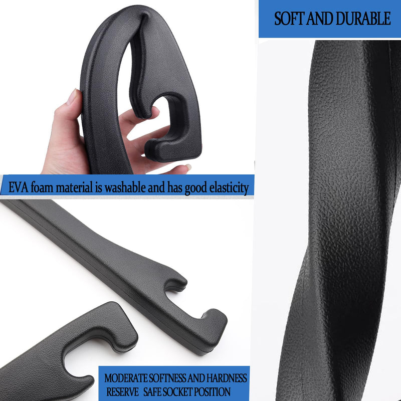 Car Seat Gap Filler Set of 2,Seat Gap Organizer, No Drop Seat Guard,2025 New Car Seat Side Gap Filler Organizer, Drop Seat Guards for Cars (Black 2Pcs) Black