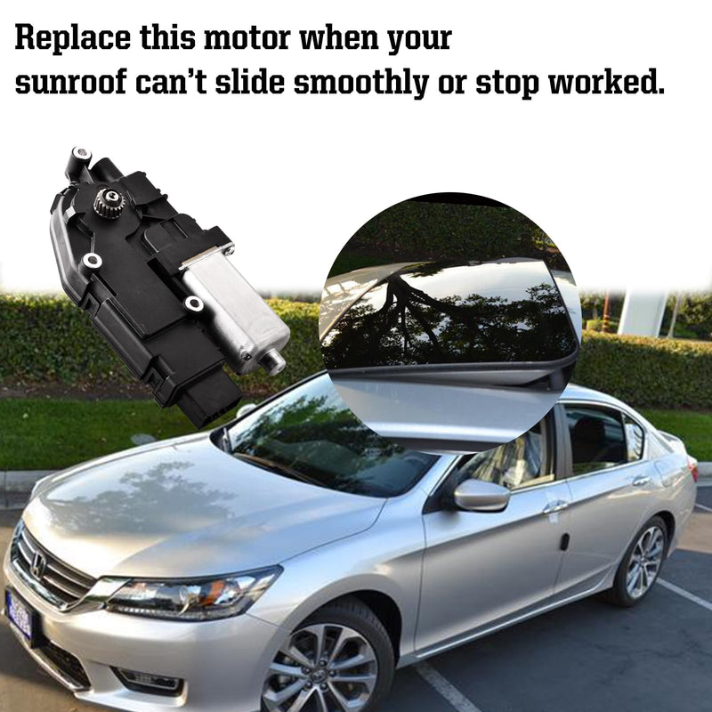 Sunroof Motor Compatible for Honda Accord 2008-2012 XE/XE-L 2 door/4 door MoonRoof Motor Replacement 70450-TA0-A01