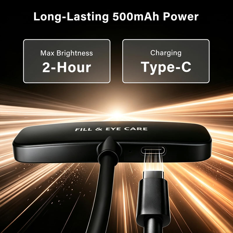 Magnetic Rechargeable Reading Light for Xteink x4 e-Book Reader | Portable Magnetic Reading Light with Hand Strap for E-reading, Compatible with Xteink E-book Reader, Smartphone, Laptop