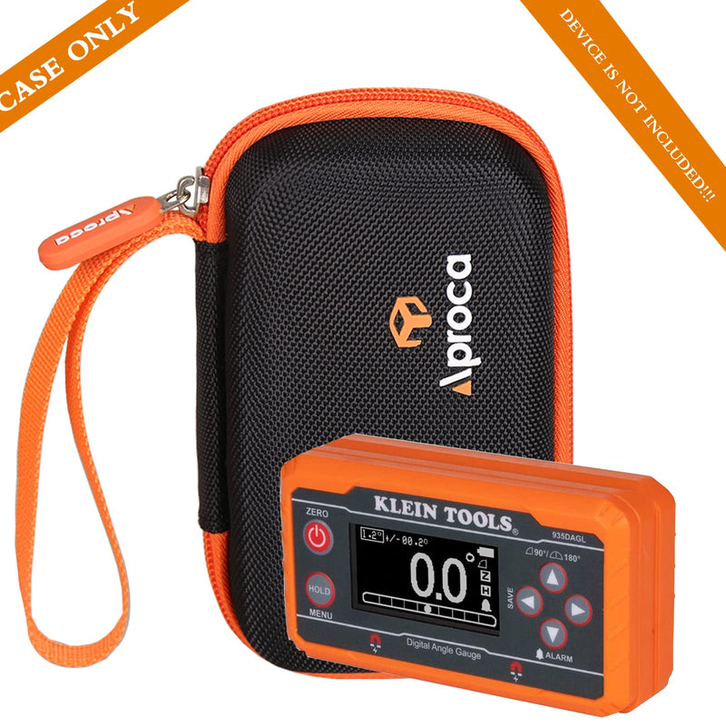 Aproca Case Compatible with Klein Tools 935DAA / 935DAGL Digital Electronic Level Angle Gauge, Portable Storage Bag for Accessories (Case Only)