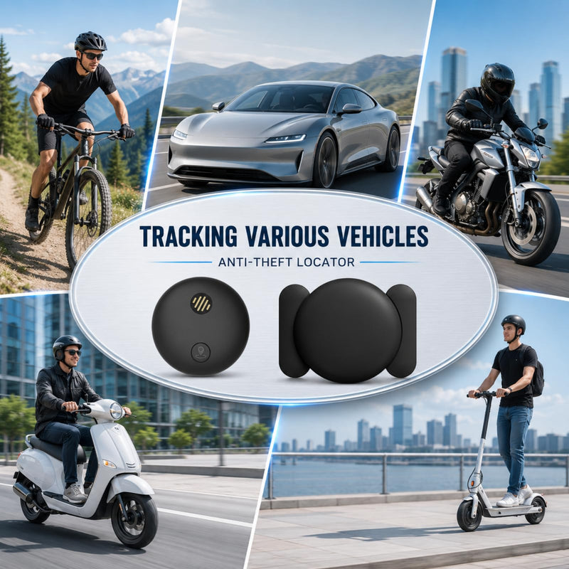 Yinnovy Tracker Device for Vehicles, Real-Time Tracking, No Monthly Fee | GPS Tracker for Vehicles, No SIM Card Needed, Works with iOS Find My, IP68 Waterproof, Magnetic GPS Locator