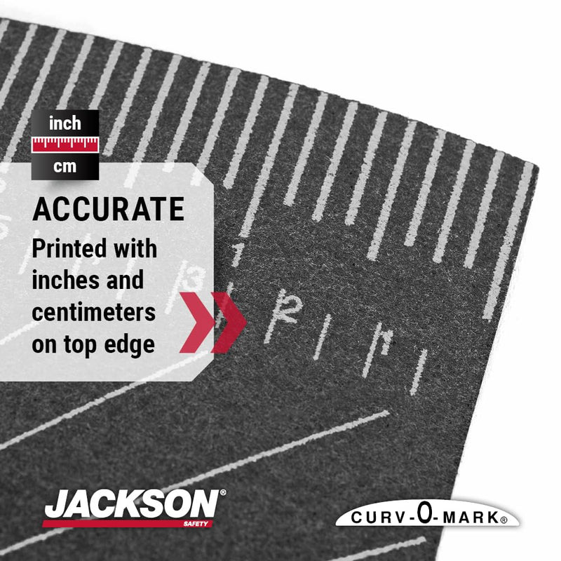 Jackson Safety Pipe Measuring Tool - Wrap-A-Round Tape Pipe Fitting Tool (Multiple Sizes and Heat Ratings) 350⁰ F Heat Rating Large