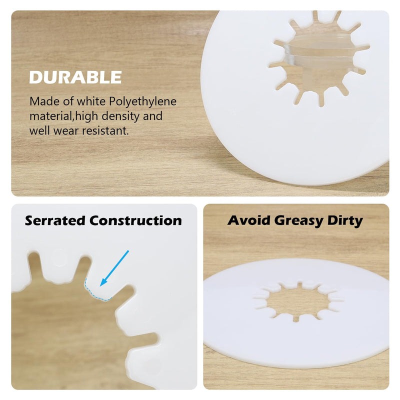 5th Wheel Hitch Lube Plate 10in RV Camper Trailer Fifth Wheel Plate - 1Pack 10 inch