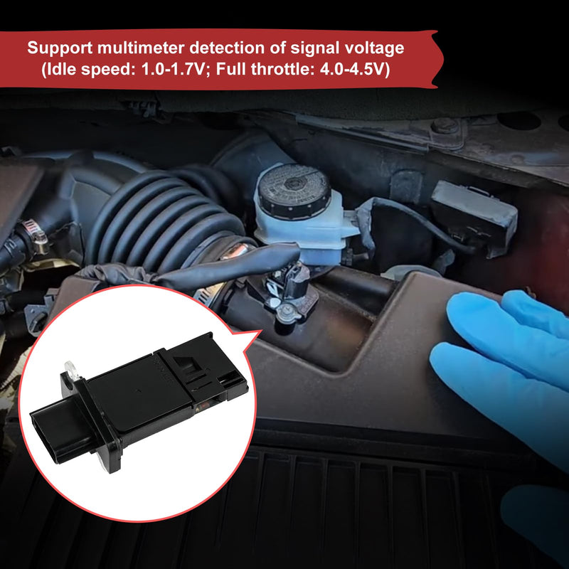 Mass Air Flow Sensor Meter MAF, 22680-7S000 Mass Airflow Sensor Compatible Nissan Altima 03-14, Rogue 08-13, Frontier 05-19, Murano 03-14, Infiniti Q70, Q45, M37 Pathfinder, Armada, Maxima, Rogue