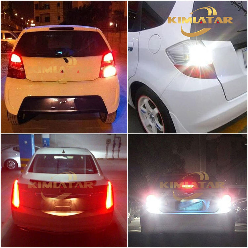 7443 LED Bulbs for Back Up Reverse Lights, CANBUS Error Free, 4000Lumens, CSP 6-SMD Upgraded 6500K High Brightness 7440 7441 7444 Bulbs （Pack of 2） 7443/7444/7440