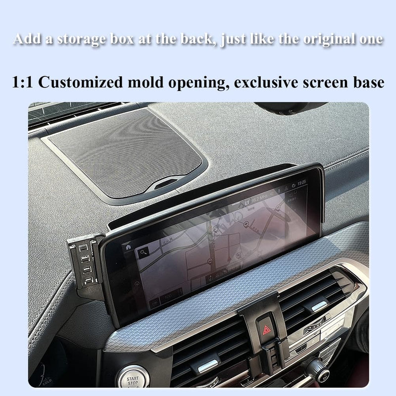 Car Phone Holder for BMW X3/X4 Auto Accessories - 10.3-inch / 10.25-inch Screen Compatible with 2018-2021 X3 & 2019-2021 X4's 2018-2021 X3 & 2019-2021 X4，10.3" / 10.25"（Screen）