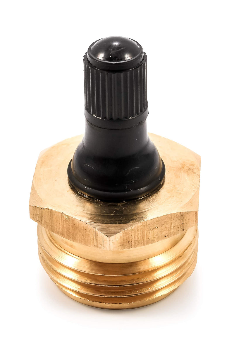Camco RV Brass Blow Out Plug - Essential RV Winterizing Tool - Heavy-Duty Brass Construction - Helps Clear Your Water Lines During RV Winterization and Dewinterization (36153) 5.50 x 3.63 x 1.24 Inches
