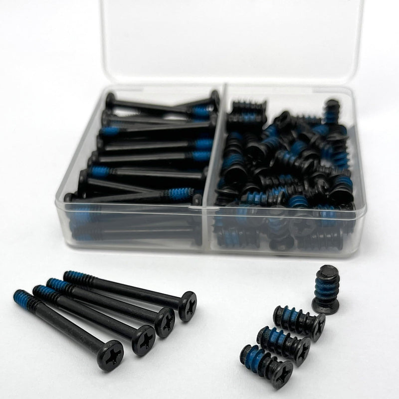 Pc Screws Kit, Pc Fan Screws and AIO Cooler Fan Screws, for 60mm 80mm 90mm 92mm 120mm 140mm 240mm 360mm Radiator Computer Screws (30mm UNC 6-32 30PCS / M5x10mm 50PCS)