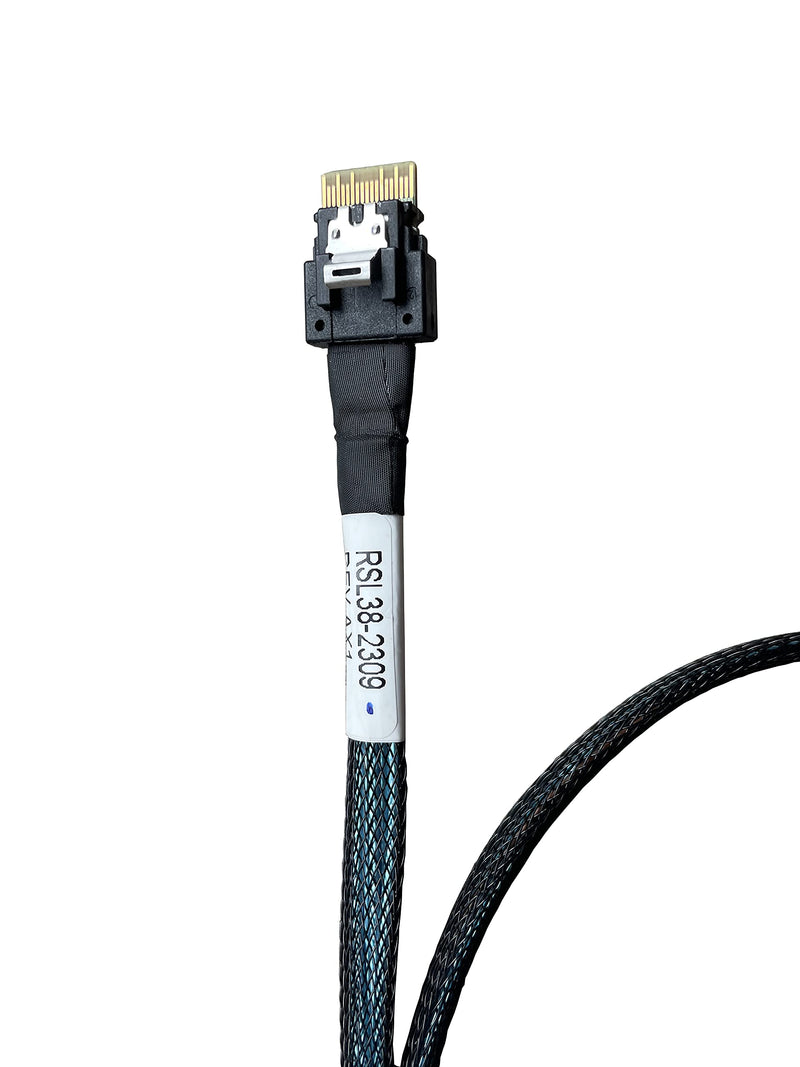 𝐃𝐢𝐋𝐢𝐧𝐤𝐞𝐫 PCIe Gen4 𝐒𝐥𝐢𝐦𝐒𝐀𝐒 4X to 𝐔.𝟐 𝐍𝐕𝐌𝐞 Adapter,𝐒𝐅𝐅-𝟖𝟔𝟓𝟒 38P to 𝐒𝐅𝐅-𝟖𝟔𝟑𝟗 68P Cable with Power, 75CM