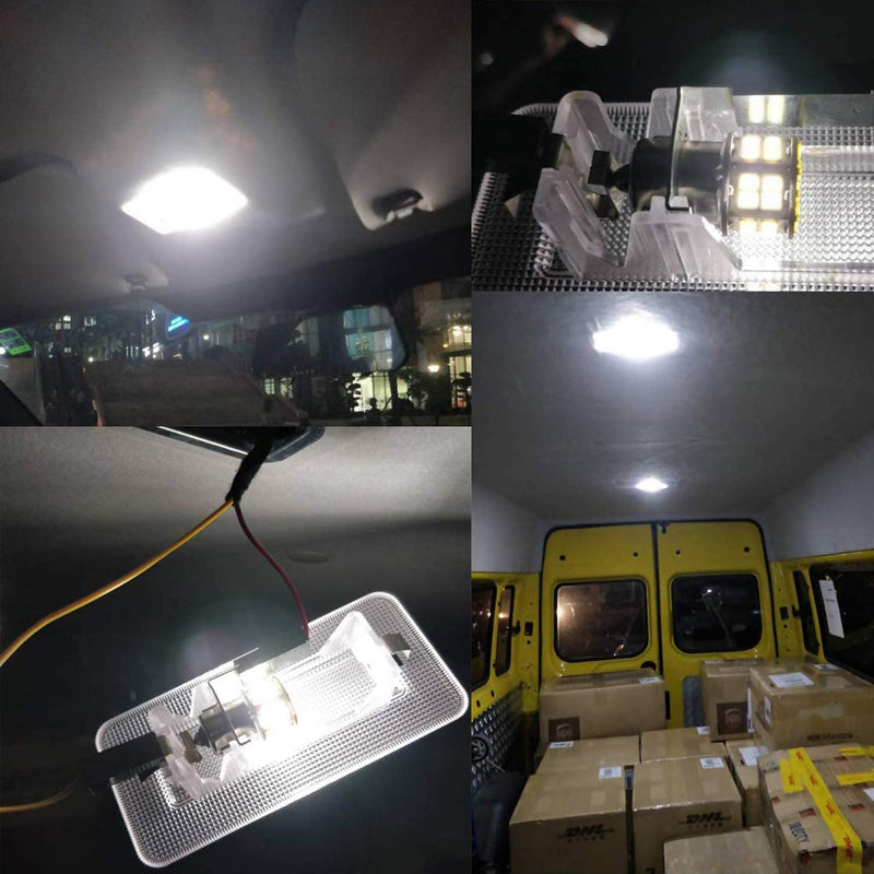 1156 1141 1003 7506 BA15S LED Bulbs Super Bright 3014 50-SMD LED Replacement for 12 Volt RV Camper Trailer Boat Trunk Interior Lights (White, 20) White