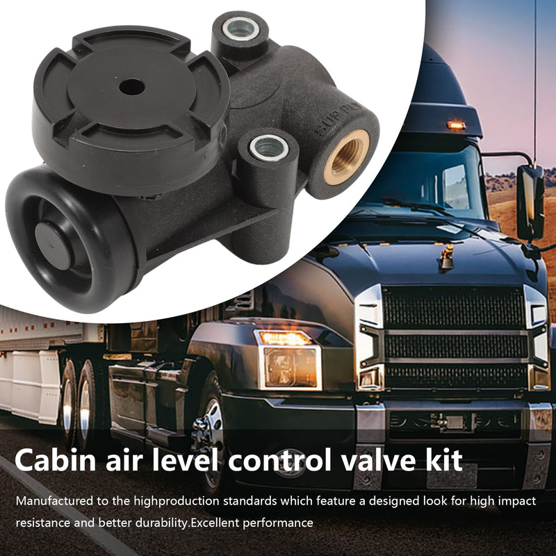 Cabin Air Height Leveling Control Valve Kit Compatible for Hadley H00600P Height Leveling Control Valve Kit fit for Mack 20QE2373 1/4" NPT Port Replaces# F245563