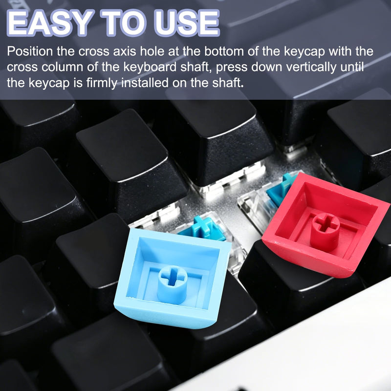 20Pcs PBT Keycap Set - Colorful DSA Mechanical Numeric Keypads Portable Blank Keycaps for Daily Office Work/Gaming Entertainment/Creative Design, Dark Green 20