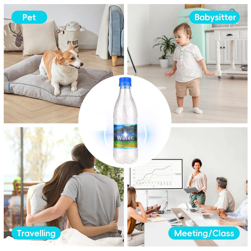 Hidden Camera Bottle - Mini Camera - Wireless Nanny Cam - Full HD - Indoor Home Security-No WiFi