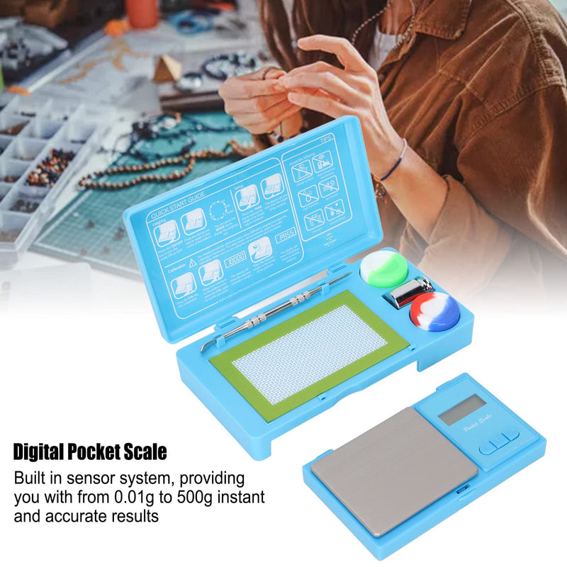 Digital Kitchen Scale,Digital Pocket Scale,Multifunctional Scale,0.01g to 500g Electronic Scale with 7 Units Conversion, Electronic Scale for Food Powder Jewelry