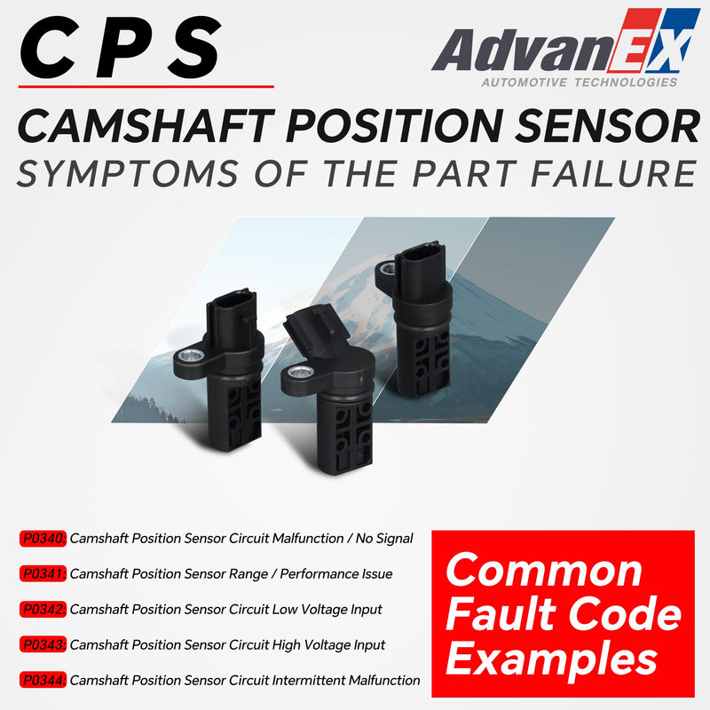 237316J900 23731AL605 2 Pcs Camshaft Position Sensor & 1Pcs Crankshaft Sensor Compatible with Nissan Altima/Maxima/Murano/Quest/350Z Infiniti FX35/G35/I35/M35 Replace 907-716 917-704 917-707