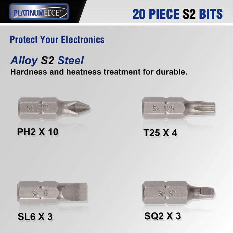 276pc Titanium Twist Drill Bit Set with S2 Bits 135° Tip High Speed Steel, Size from 1/16" up to 1/2", Ideal in Wood Cast Iron Aluminum Alloy Plastic Fiberglass, Clear Lid Case SAE 276 Pieces Drill Bit Set 135°