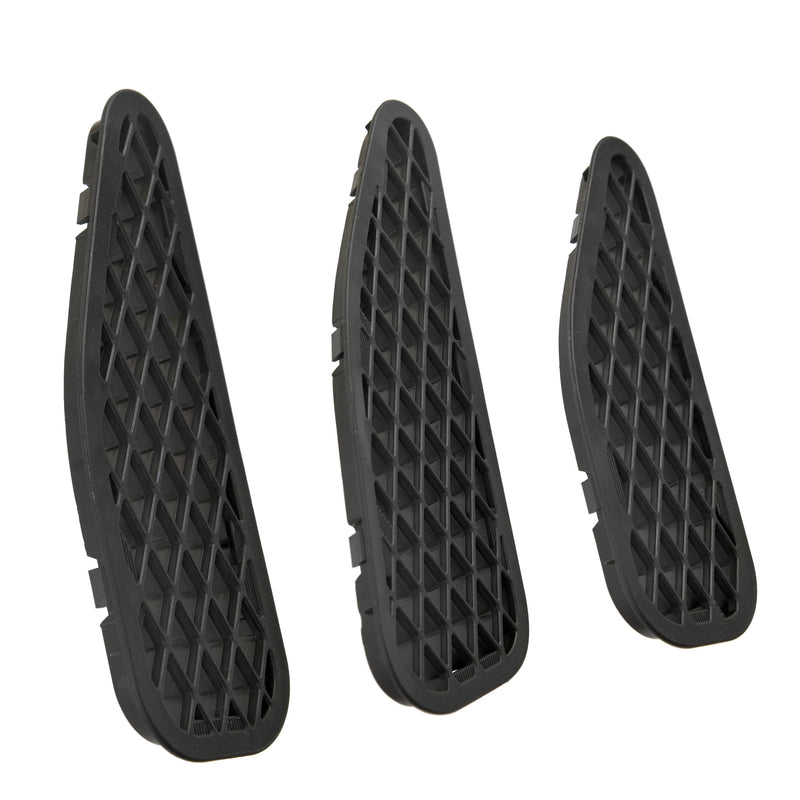 Hood Air Vent Cover Compatible with Toyota FJ Cruiser 2007-2021(3pcs,Black)