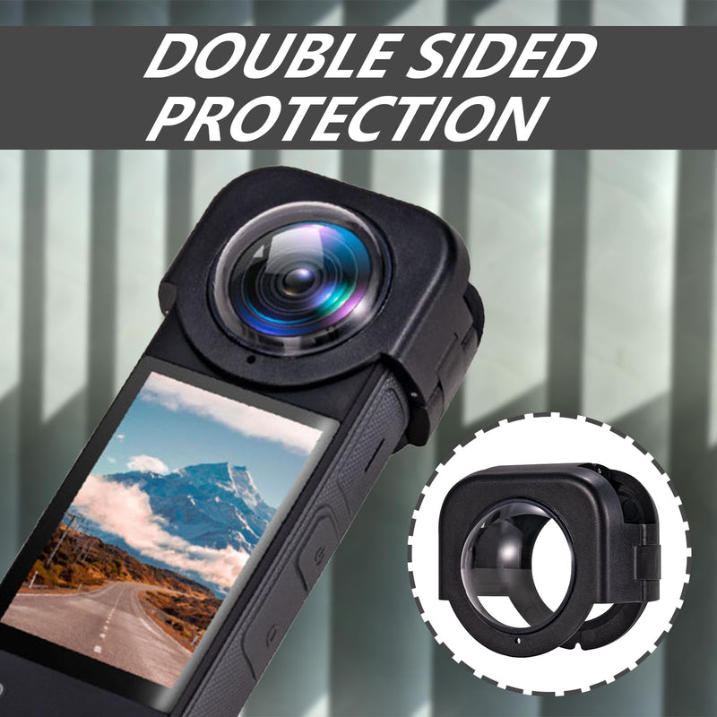 Insta 360 X4 Lens Guard Protective Cover, Optical Glass Lens Protector for insta360 X4 Accessories