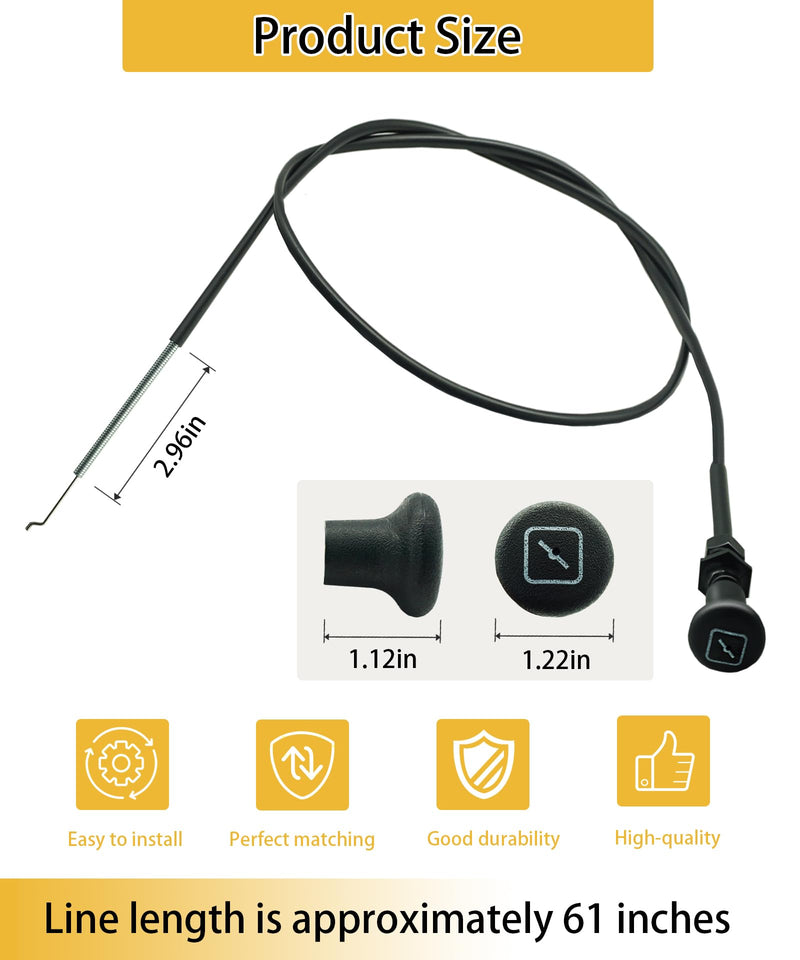 946-04214 61" Choke Cable Replacement Fits for CUB Cadet Z Force RZT SZ 48 50 54 60 S L LZ LE KH FAB,Replaces 746-04214