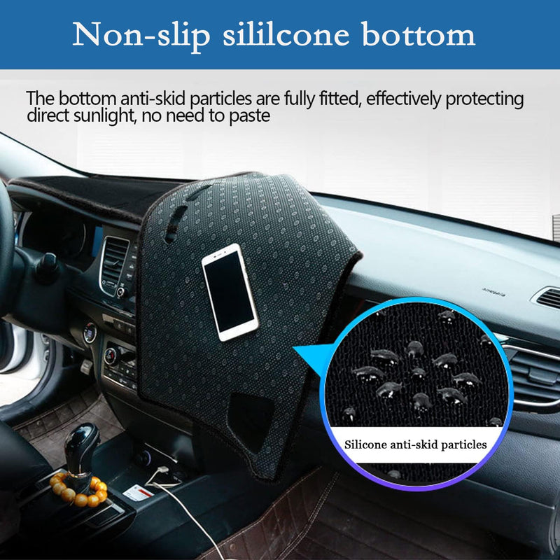 Dashboard Cover Mat for to-yota Venza 2008-2017 Accessories Dash Cover Dash Mat Sunshade Glare UV Rays Protector