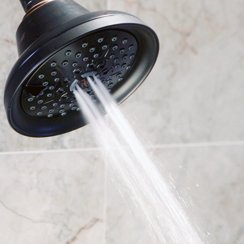 Massage Shower Head With Mist - High Pressure Boosting, Multi-Function, Massaging Rainfall Showerhead For Low Flow Showers & Adjustable Water Saving Nozzle, 2.5 GPM - Oil-Rubbed Bronze Oil Rubbed Bronze