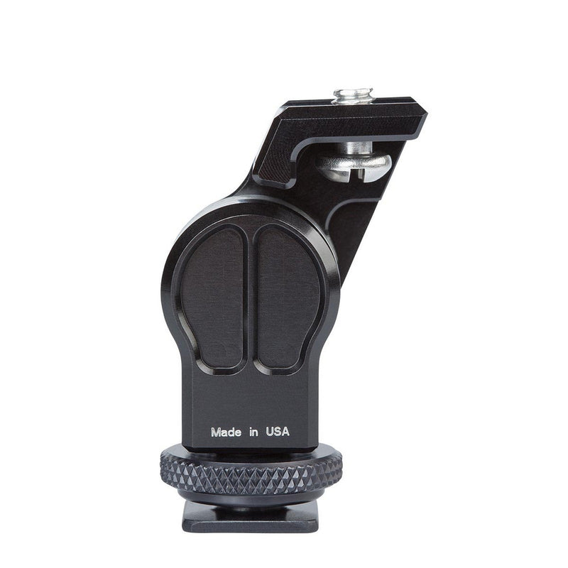 ProMediaGear BLS3 Rosette Machined Aluminum Adapter with 1/4-20 Top and Female Bottom Mount, Cold Shoe Mount, 10 lbs Capacity