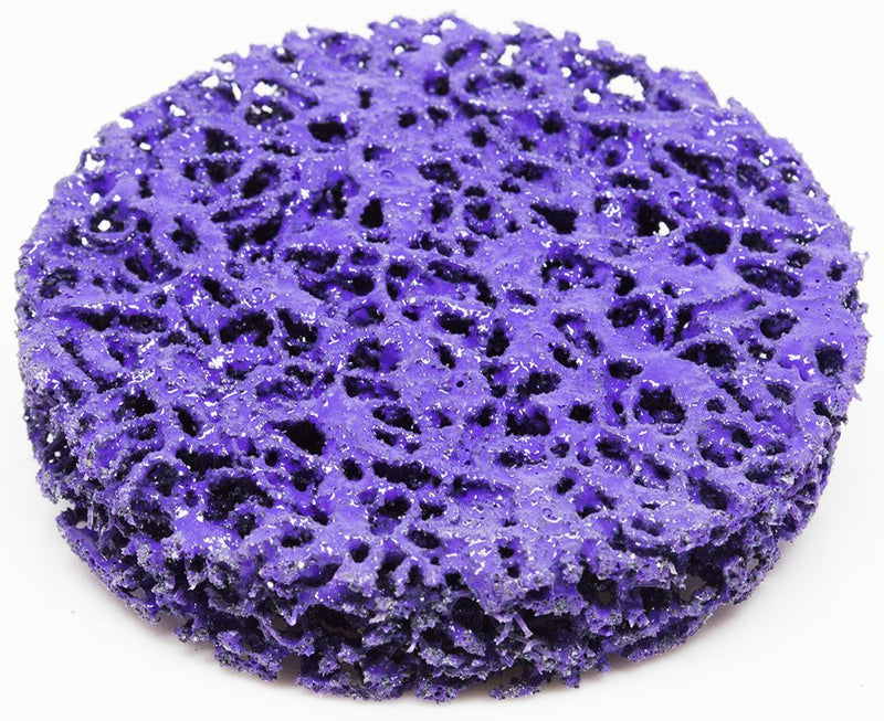 Benchmark Abrasives 3 Inch Sanding Discs Quick Change, Nylon, Male R-Type Backing - Drill & Die Grinder Sanding Disc Rust Remover for Metal Paint Stripper & Removal, Polishing - (10 Pack)