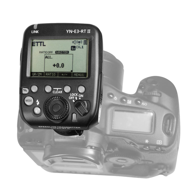 YONGNUO YN-E3-RT II E3-RT II E3RT II Flash Trigger, TTL Flash Speedlite Wireless Transmitter, for Canon ST-E3-RT, 600EX-RT(II), YONGNUO YN968EX-RT, YN600EX-RT(II), YN686EX-RT, YNE3-RX