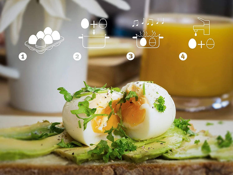 Camping Beepegg – Egg Timer for Boiling Eggs – Musical Egg Cooker for Soft, Medium, Hard Boiled Eggs – Food Safe – Singing Floating Egg Timer – Egg Cooker for 3 Levels of Doneness - Brainstream Camping