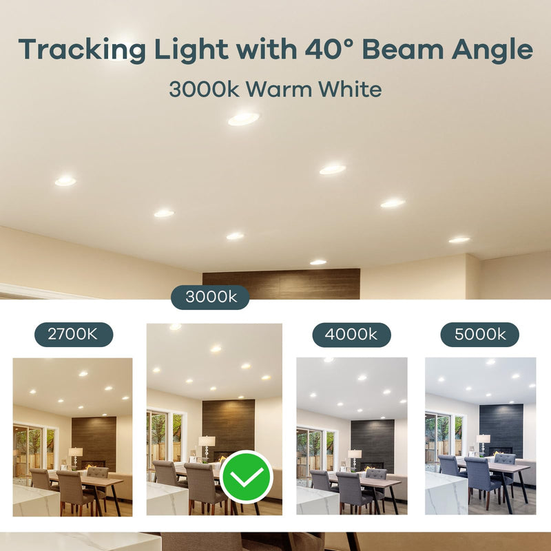 Linkind MR16 LED Bulb Dimmable, GU5.3 Bi-Pin Base LED Light Bulbs, 6.5W (70W Equivalent) 3000K Warm White 640lm MR16 LED Spot Lights, Recessed, Tracking Lights, 12V Low Voltage, 6 Packs Gu5.3-warm White 6 Count (Pack of 1)