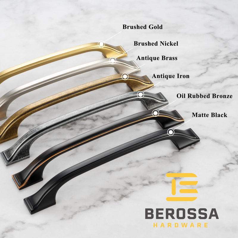 10 Pack Antique Brass Cabinet Pulls 3 Inch Vintage Brass Cabinet Handles Antique Brass Hardware for Kitchen Cabinets 8222 Drawers Bedroom Dresser Bathroom Vanity Cupboard 3 Inches 10 Pack Arch Pull